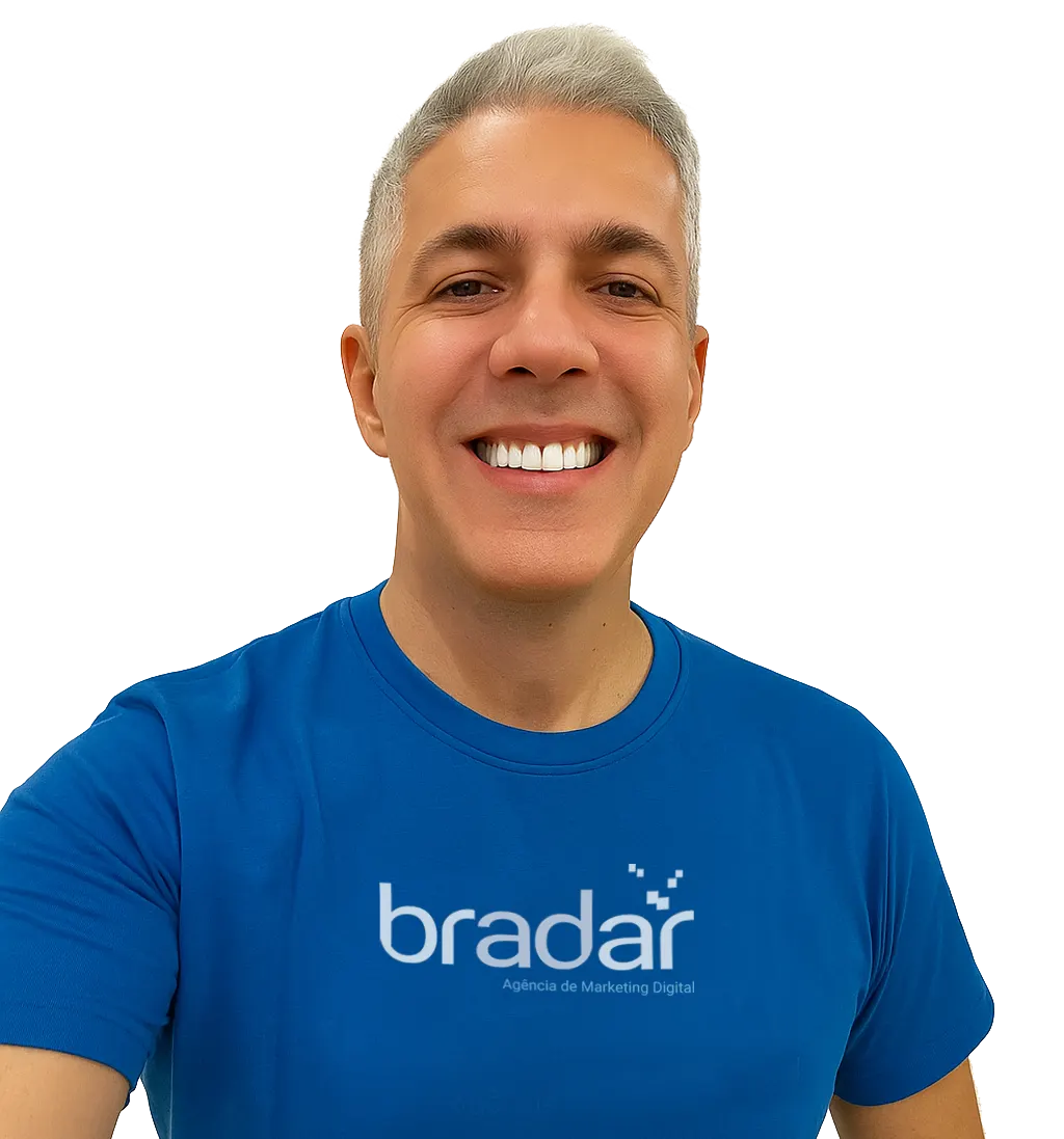 André Toffani, fundador da Bradar | Marketing e Anúncios Online